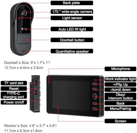Wireless Doorbell Camera — Video Doorbell, TKMARS