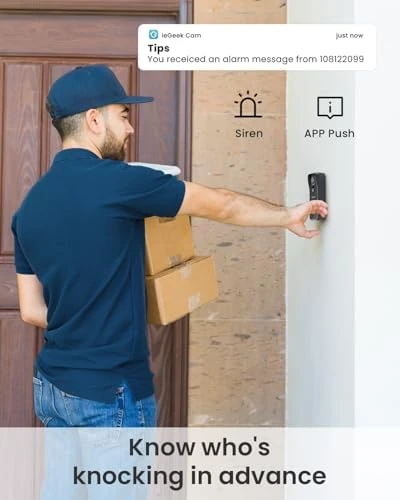 Wireless Doorbell Camera — Video Doorbell, iegeek