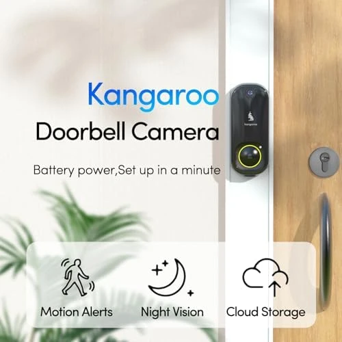 Wireless Doorbell with HD Camera and Chime — Video Doorbell, Generic