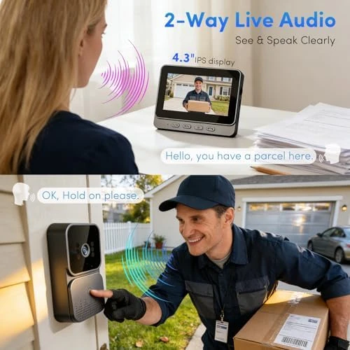 Wireless Video Doorbell Camera System — Video Doorbell, Generic