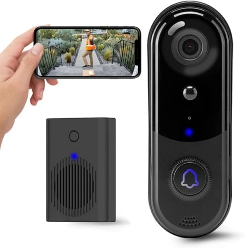 Wireless Video Doorbell Camera with Chime — Video Doorbell, Taishixing
