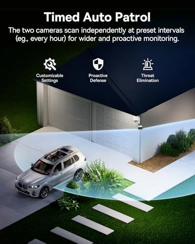 X1 Pro Dual-Tracking Solar Security Camera Outdoor Wireless — Security Camera, Baseus