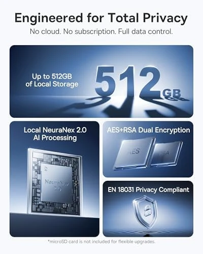 X1 Pro Dual-Tracking Solar Security Camera Outdoor Wireless — Security Camera, Baseus