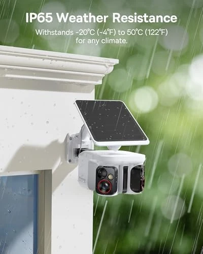X1 Pro Dual-Tracking Solar Security Camera Outdoor Wireless — Security Camera, Baseus