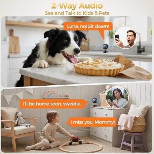 2K Indoor Cameras for Home Security — Security Camera, ZEEPORTE SECURITY