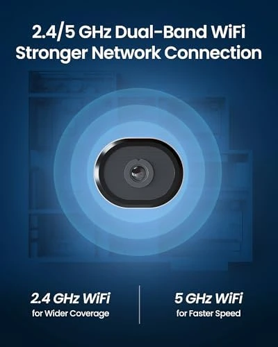 2K Window Security Camera with Full Color Night Vision — Security Camera, ZOSI