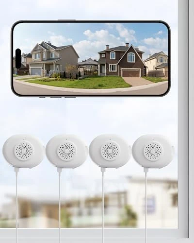 2K Window Security Camera with Full Color Night Vision — Security Camera, ZOSI