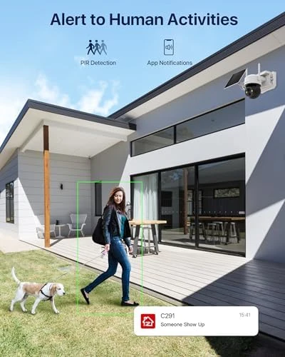 4MP Solar Security Camera — Security Camera, ZOSI