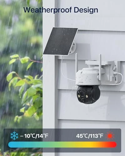4MP Solar Security Camera — Security Camera, ZOSI
