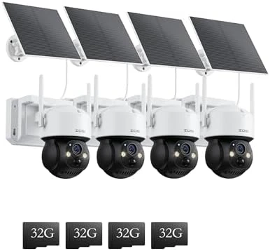 4MP Solar Security Camera — Security Camera, ZOSI