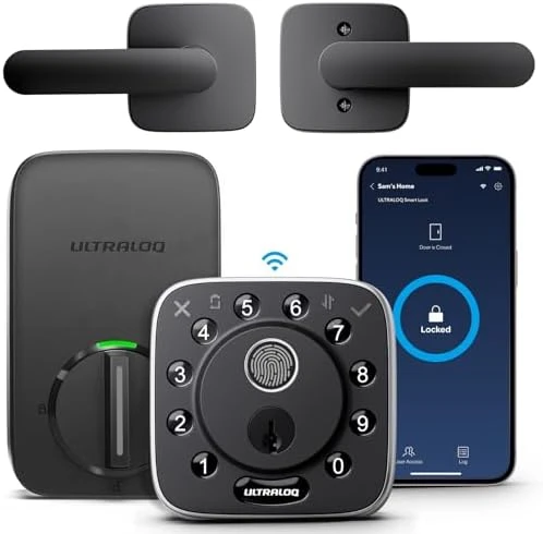 Bolt Fingerprint Wi-Fi Smart Lock with Handle — Smart Lock, ULTRALOQ