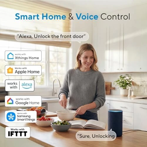 Bolt Fingerprint Wi-Fi Smart Lock with Handle — Smart Lock, ULTRALOQ