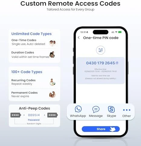 Built-in Wi-Fi Smart Lock with Knob — Smart Lock, Veise