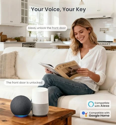 Built-in WiFi Fingerprint Smart Lock with 2 Knobs — Smart Lock, Veise