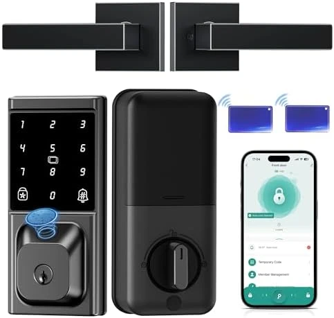 Deadbolt Lock with Two Lever Handles — Smart Lock, IBLOG