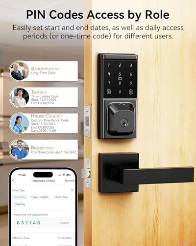 Deadbolt Lock with Two Lever Handles — Smart Lock, IBLOG