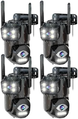 Dual Lens WiFi Security Camera Outdoor — Security Camera, LETSCEE