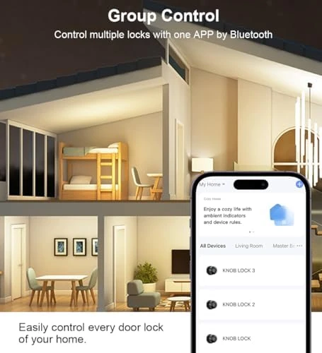 Fingerprint Door Lock with App Control — Smart Lock, KLLOQUE