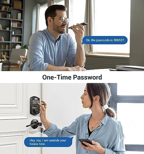 Fingerprint Door Lock with Lever Handles — Smart Lock, Veise