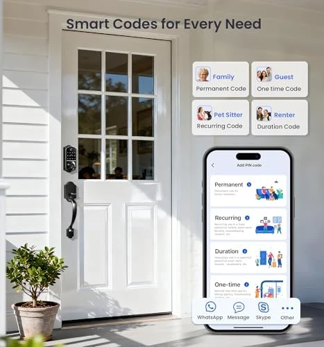 Fingerprint Smart Front Door Lock Set — Smart Lock, Veise