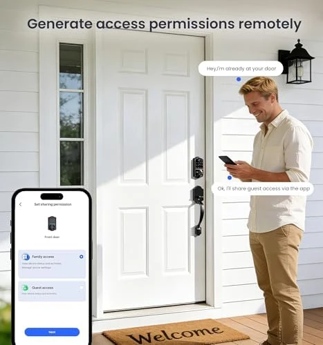 Fingerprint Smart Front Door Lock Set — Smart Lock, Veise