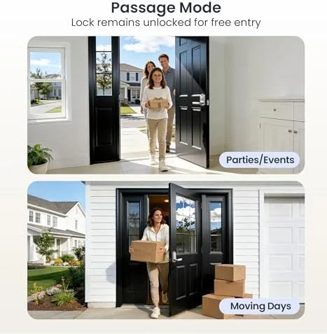 Fingerprint Smart Lever Lock with Handle — Smart Lock, Veise