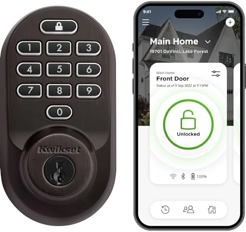 Halo Wi-Fi Smart Lock with Keyless Entry Deadbolt — Smart Lock, Kwikset