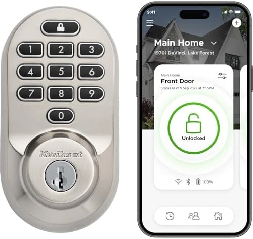 Halo Wi-Fi Smart Lock with Keyless Entry Deadbolt — Smart Lock, Kwikset