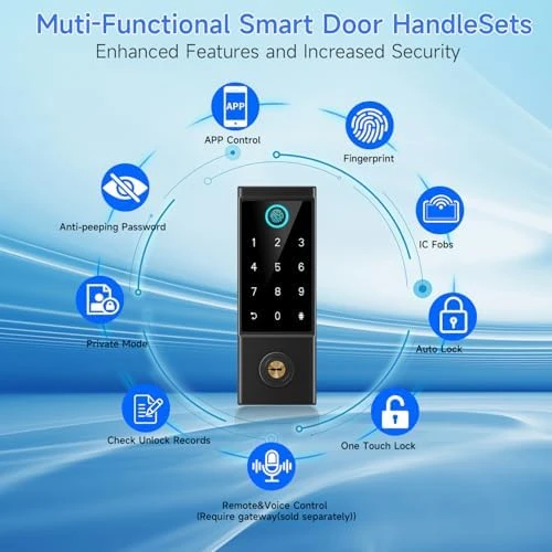 Heavy Duty Fingerprint Smart Door Lock — Smart Lock, BEBASIA