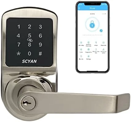 Keyless Entry Door Lock with Touchscreen Keypad — Smart Lock, SCYAN