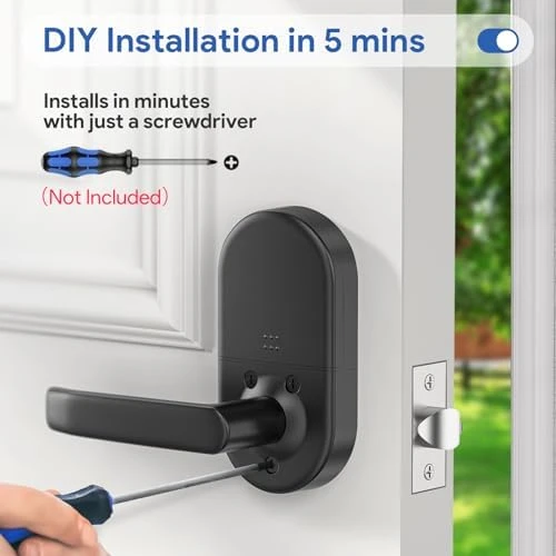 Keypad Door Lock with Handle — Smart Lock, NICE DIGI