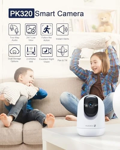 Pet Camera with Phone App, Indoor Security Camera — Security Camera, MUBVIEW
