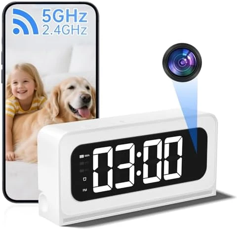 Smart Clock Camera — Security Camera, HEDNIC
