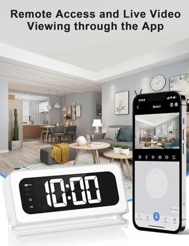 Smart Clock Camera — Security Camera, HEDNIC