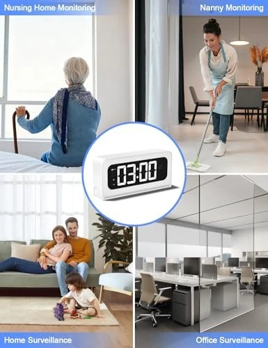 Smart Clock Camera — Security Camera, HEDNIC