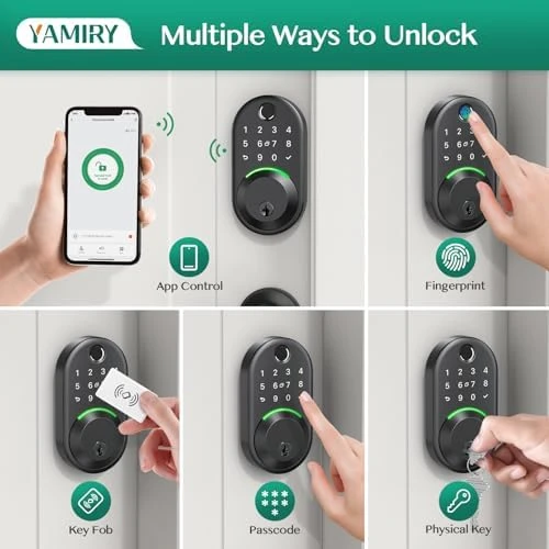 Smart Deadbolt Door Lock with Keypad — Smart Lock, Yamiry