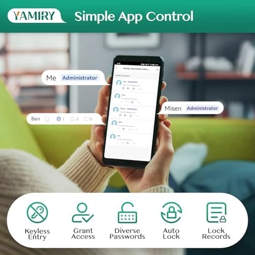 Smart Deadbolt Door Lock with Keypad — Smart Lock, Yamiry