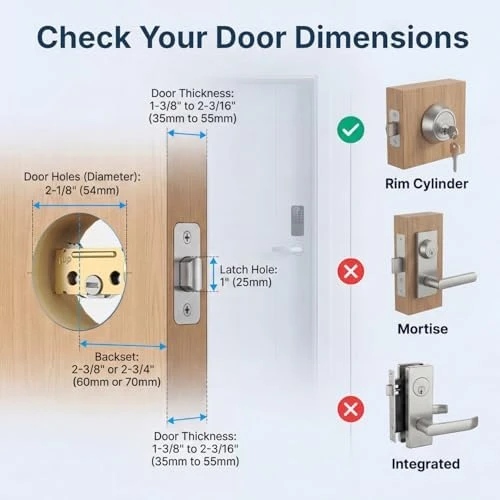 Smart Door Lock - Keyless Entry with Fingerprint and App Control — Smart Lock, RUIKANG POWER