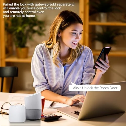Smart Fingerprint Door Lock with Handle Set — Smart Lock, BEBASIA