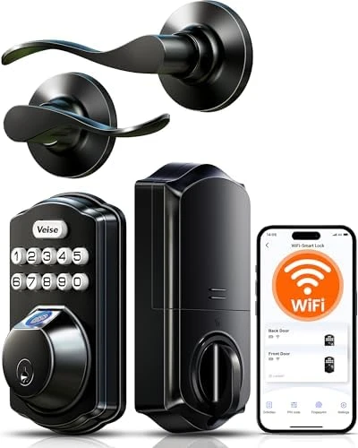 Smart Fingerprint Lock with Handle Set — Smart Lock, Veise