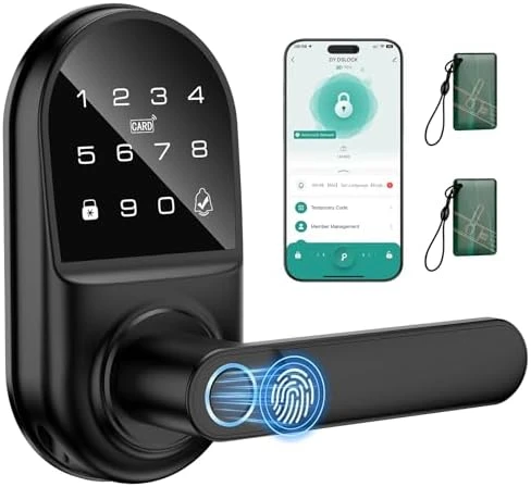 Smart Keypad Door Lock with Handle — Smart Lock, Bog fang