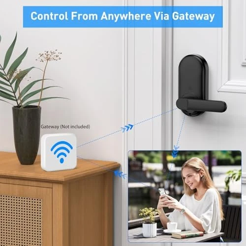 Smart Keypad Door Lock with Handle — Smart Lock, Bog fang