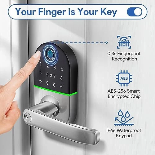 Smart Keypad Door Lock with Handle — Smart Lock, NICE DIGI