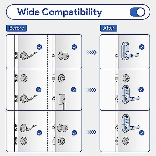 Smart Keypad Door Lock with Handle — Smart Lock, NICE DIGI