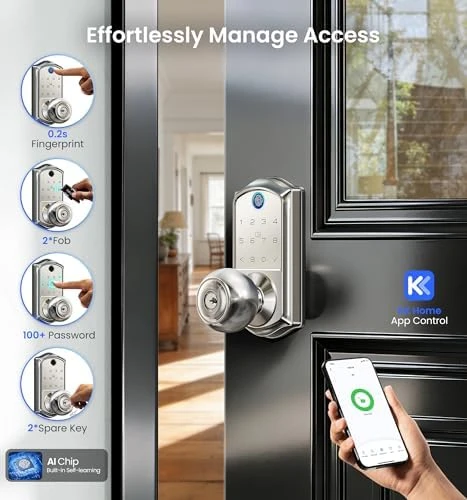 Smart Knob Handle Lock — Smart Lock, Veise