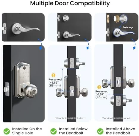 Smart Knob Handle Lock — Smart Lock, Veise
