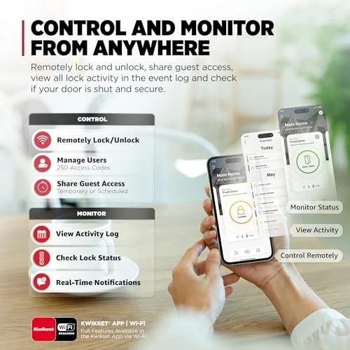 Smart Lock Keyless Entry Deadbolt — Smart Lock, Kwikset