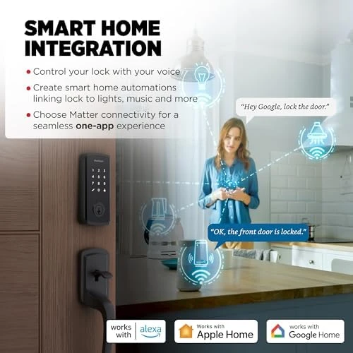 Smart Lock Keyless Entry Deadbolt — Smart Lock, Kwikset