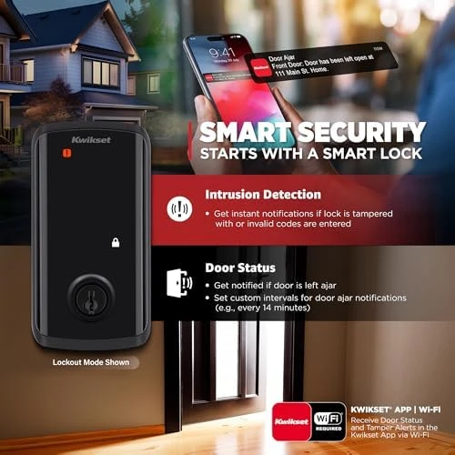 Smart Lock Keyless Entry Deadbolt — Smart Lock, Kwikset