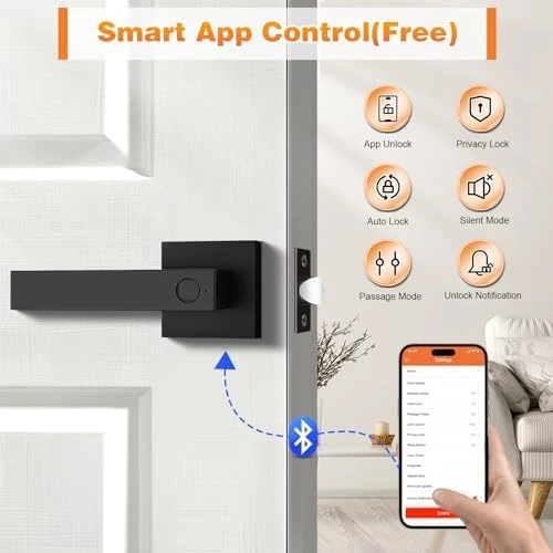 Smart Lock Keyless Entry Door Lock with Handle — Smart Lock, Probrico